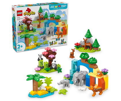 Klocki LEGO® LEGO DUPLO 10446 Rodziny dzikich zwierząt 3 w 1